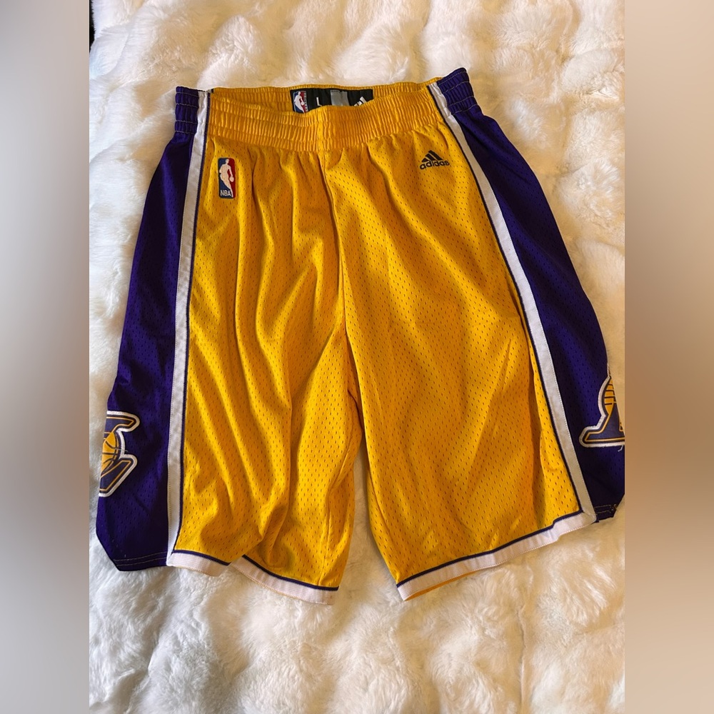 Adidas Men's Classic NBA LA Lakers Basketball Shorts
